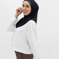 Sports Hijabs GLOWco Exclusive Instant Mini in Black