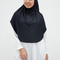 Sports Hijabs GLOWco Exclusive Instant Sports Khimar in Black