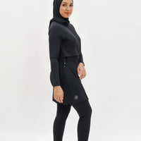 Swimwear GLOWco Exclusive Island Rift Swimwear in Black