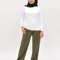 Bottoms GLOWco Exclusive Loose Pants 2.0 in Army Green