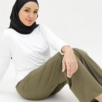 Bottoms GLOWco Exclusive Loose Pants 2.0 in Army Green