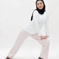 Bottoms GLOWco Exclusive Loose Pants 2.0 in Pearl