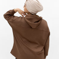 Tops GLOWco Exclusive Oversized Hoodie in Chestnut