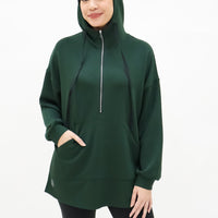 Tops GLOWco Exclusive Oversized Hoodie in Emerald