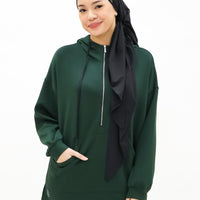 Tops GLOWco Exclusive Oversized Hoodie in Emerald