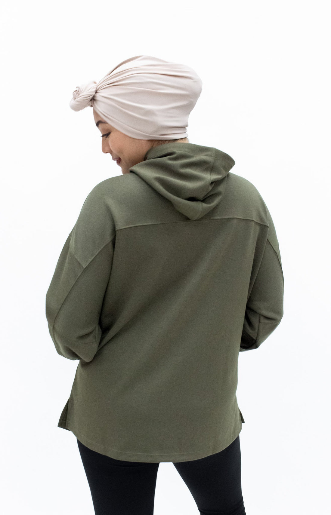 Tops GLOWco Exclusive Oversized Hoodie in Olive