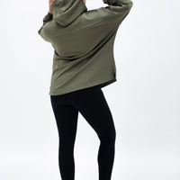 Tops GLOWco Exclusive Oversized Hoodie in Olive