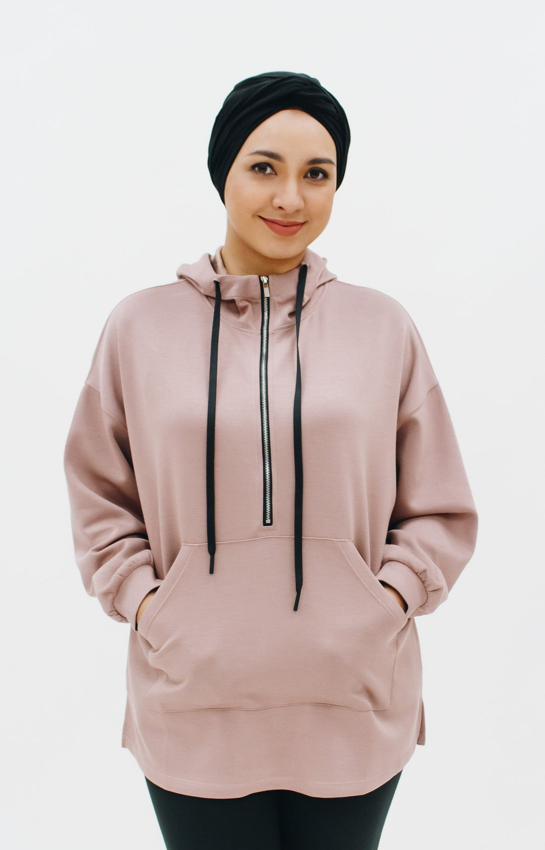 Tops GLOWco Exclusive Oversized Hoodie in Rosy Brown