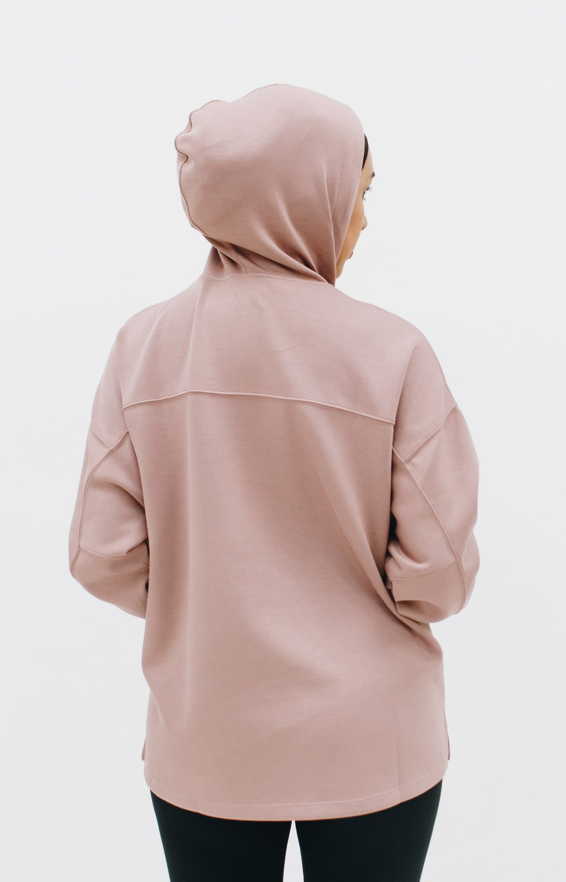 Tops GLOWco Exclusive Oversized Hoodie in Rosy Brown