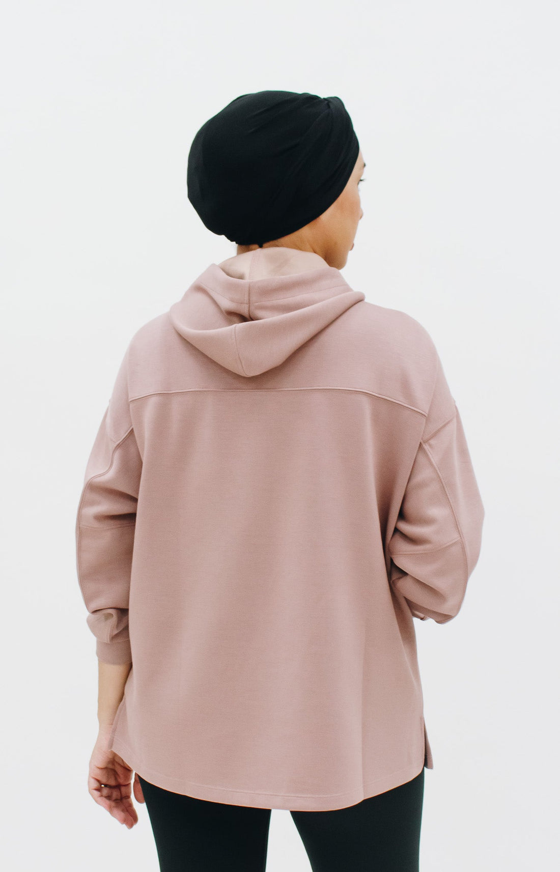 Tops GLOWco Exclusive Oversized Hoodie in Rosy Brown