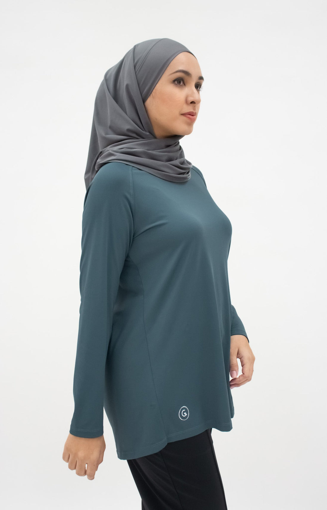 Tops GLOWco Exclusive Pleated Top in Space Blue