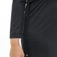 Swimwear GLOWco Exclusive Seaside Layered Swimwear in Black