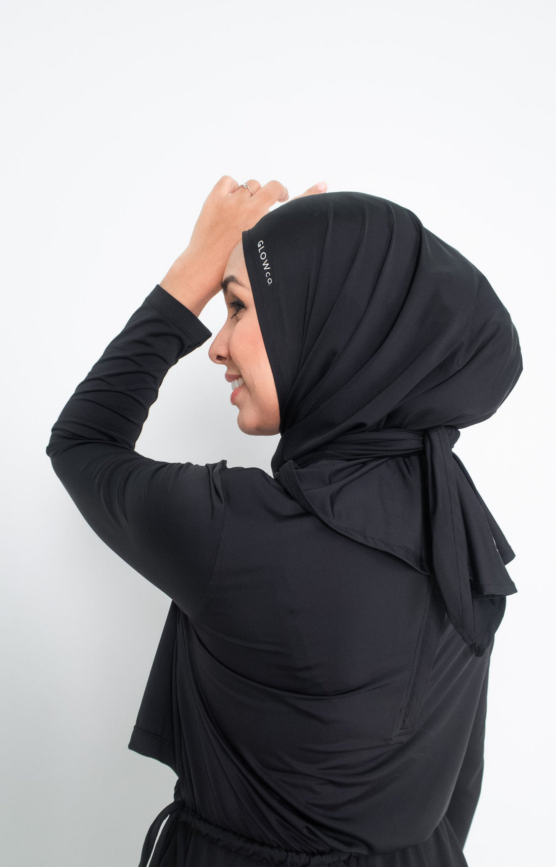 Swimwear GLOWco Exclusive Seaside Layered Swimwear in Black