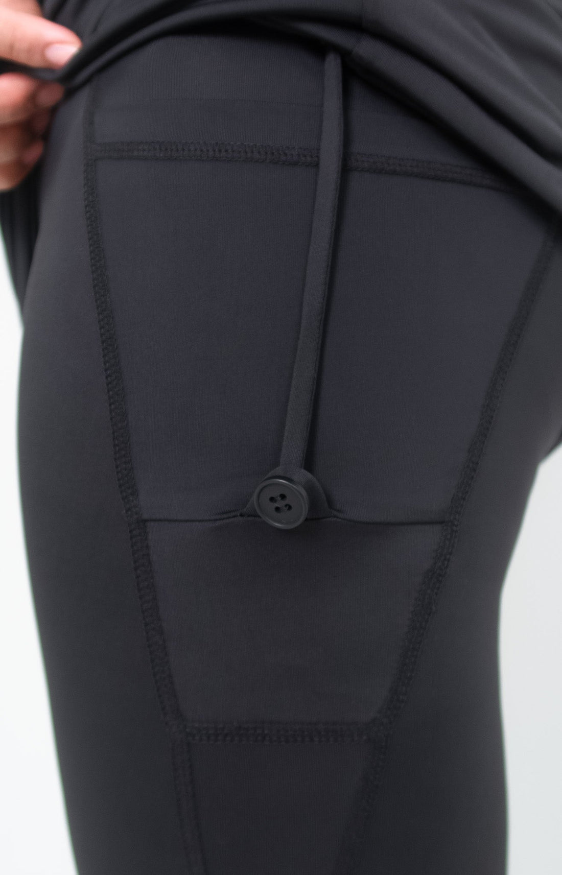 Swimwear GLOWco Exclusive Seaside Layered Swimwear in Black