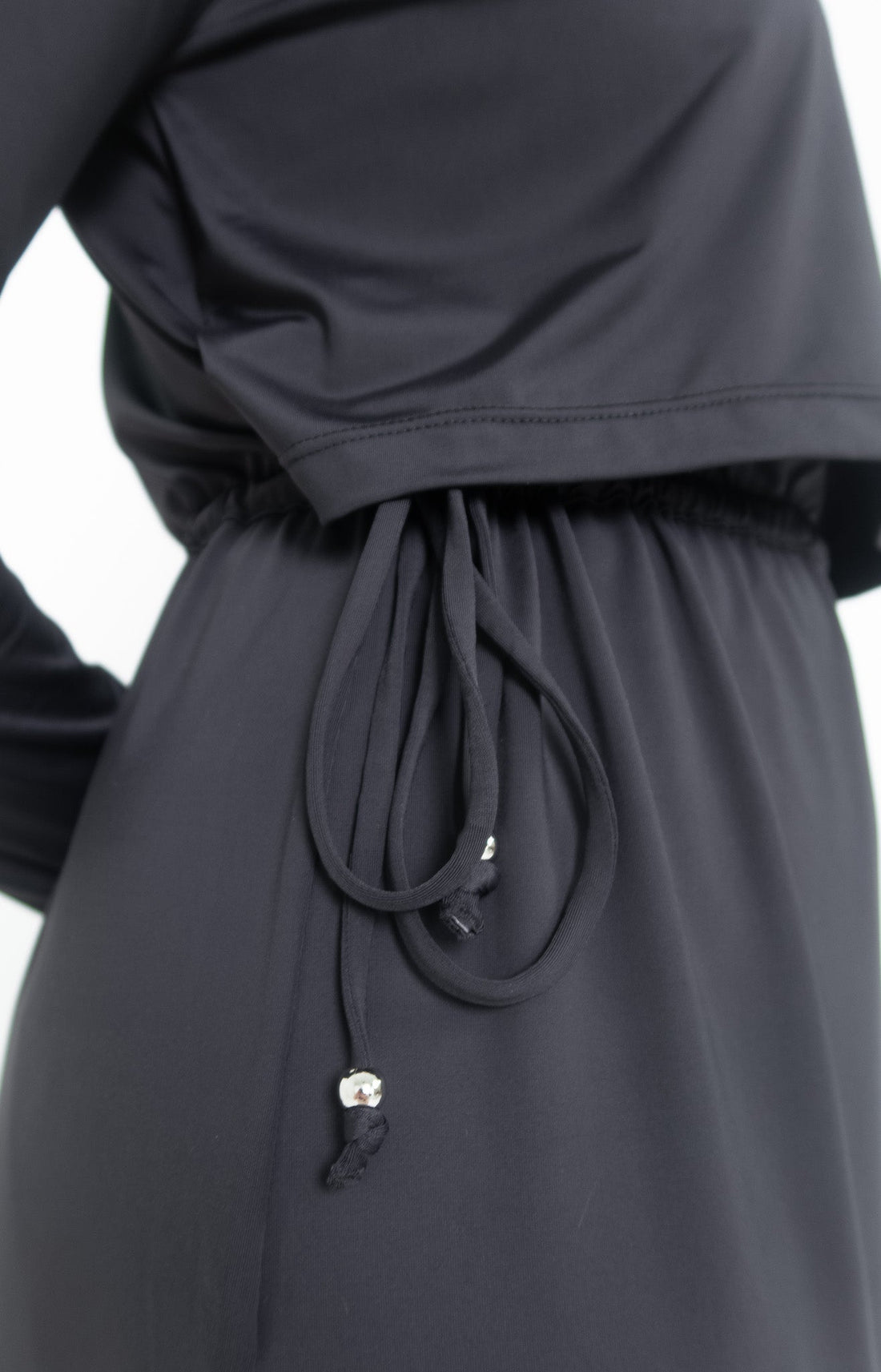 Swimwear GLOWco Exclusive Seaside Layered Swimwear in Black