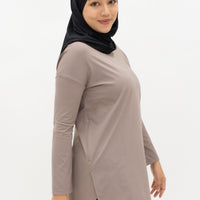 Tops GLOWco Exclusive Seriously Smooth Top in Taupe