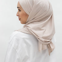 Sports Hijabs GLOWco Exclusive Tie Back MAXI Shawl in Barely Blush