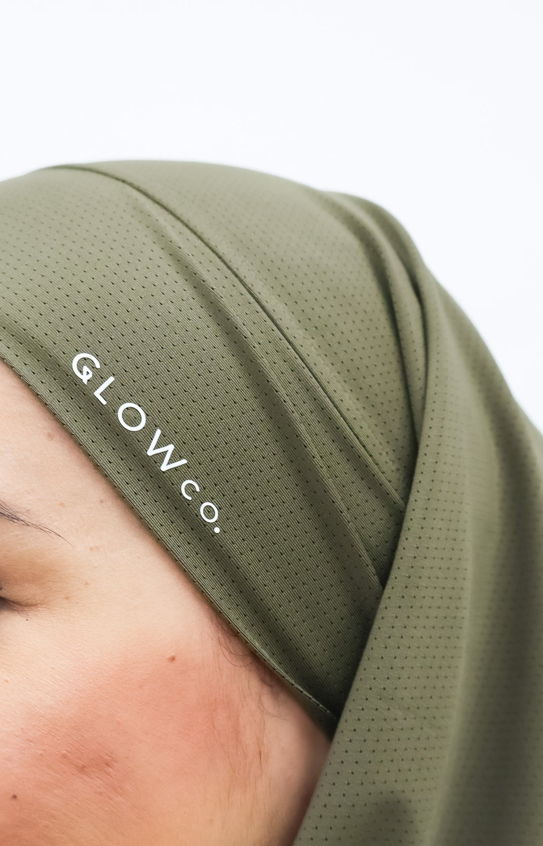 Sports Hijabs GLOWco Exclusive Tie Back MAXI Shawl in Burnt Olive