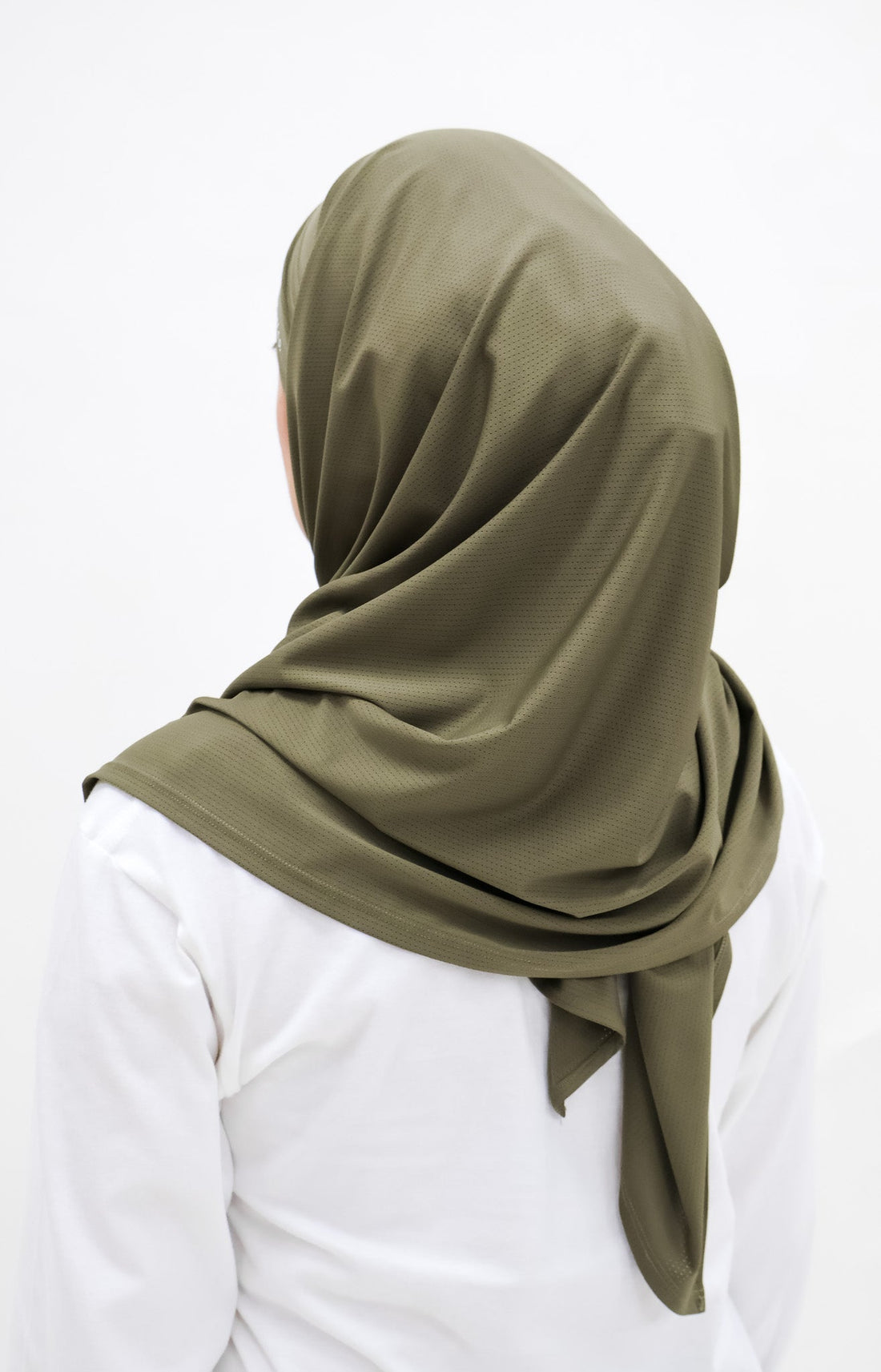 Sports Hijabs GLOWco Exclusive Tie Back MAXI Shawl in Burnt Olive