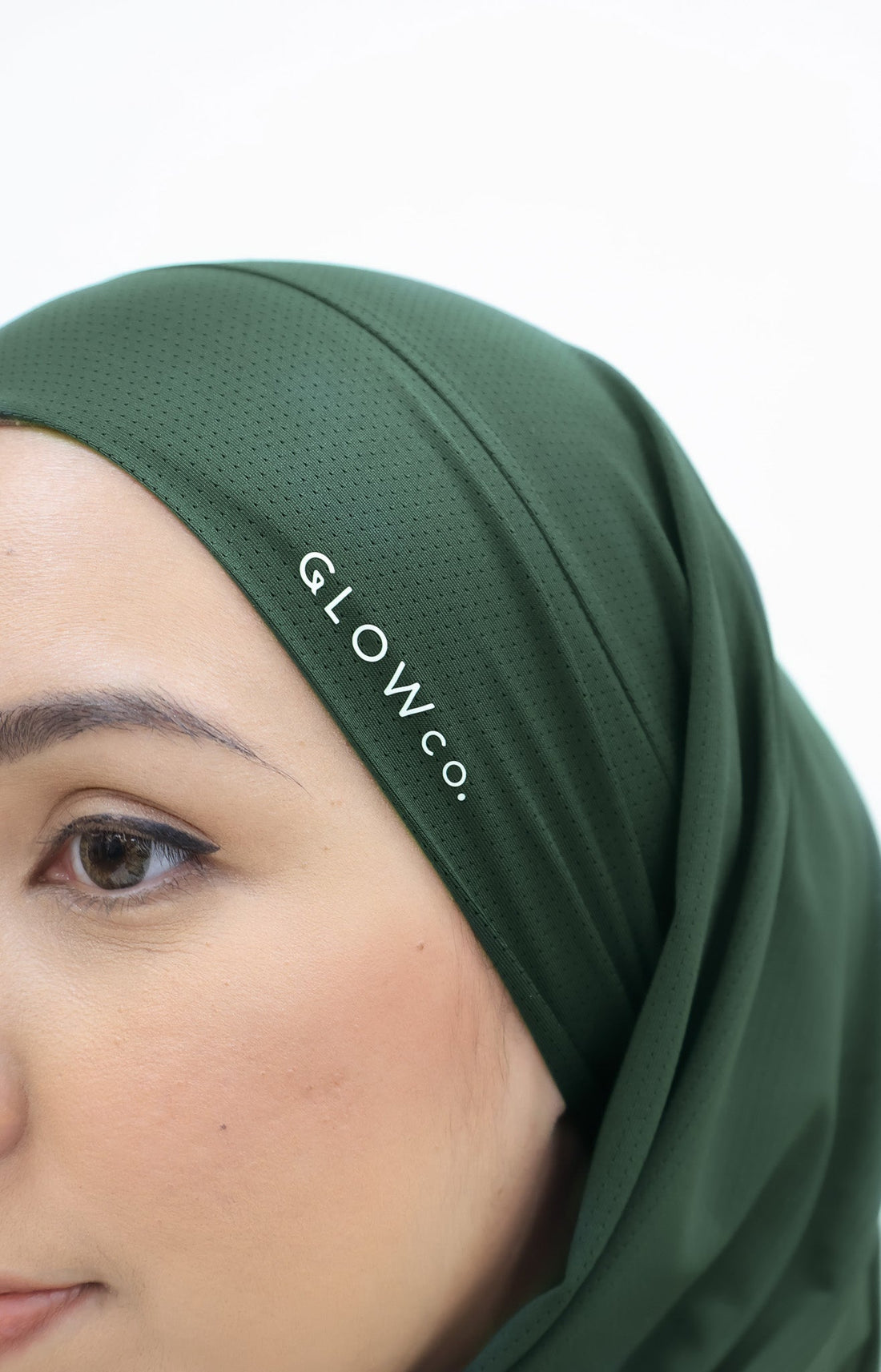 Sports Hijabs GLOWco Exclusive Tie Back MAXI Shawl in Deep Forest