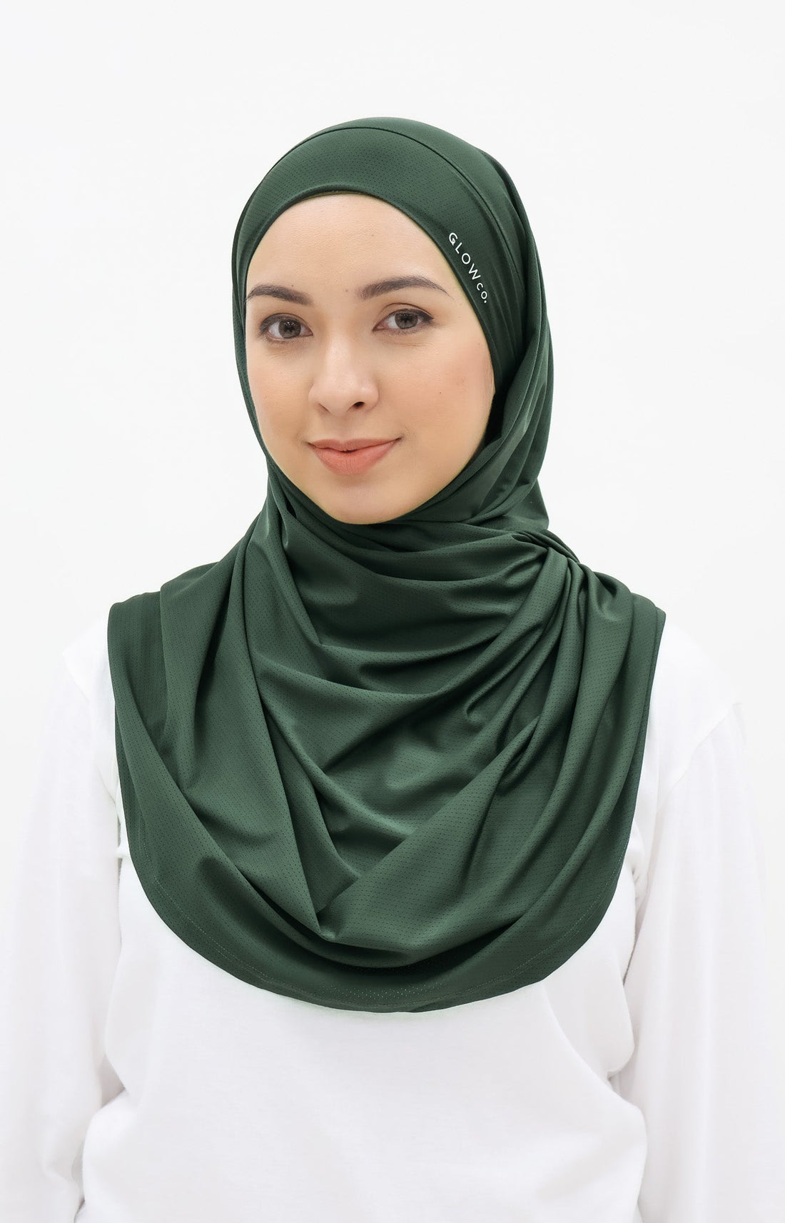 Sports Hijabs GLOWco Exclusive Tie Back MAXI Shawl in Deep Forest