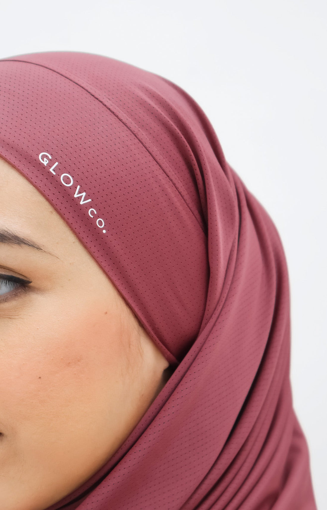 Sports Hijabs GLOWco Exclusive Tie Back MAXI Shawl in Wild Berry