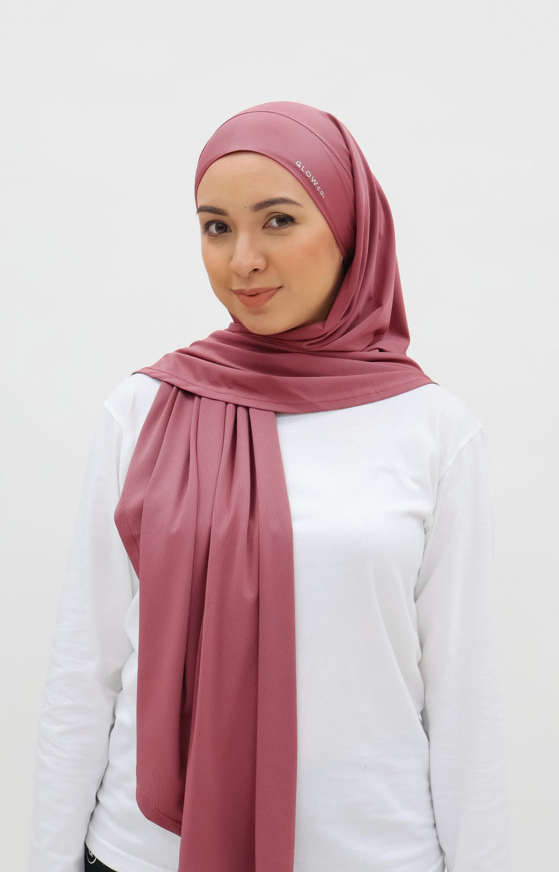 Sports Hijabs GLOWco Exclusive Tie Back MAXI Shawl in Wild Berry