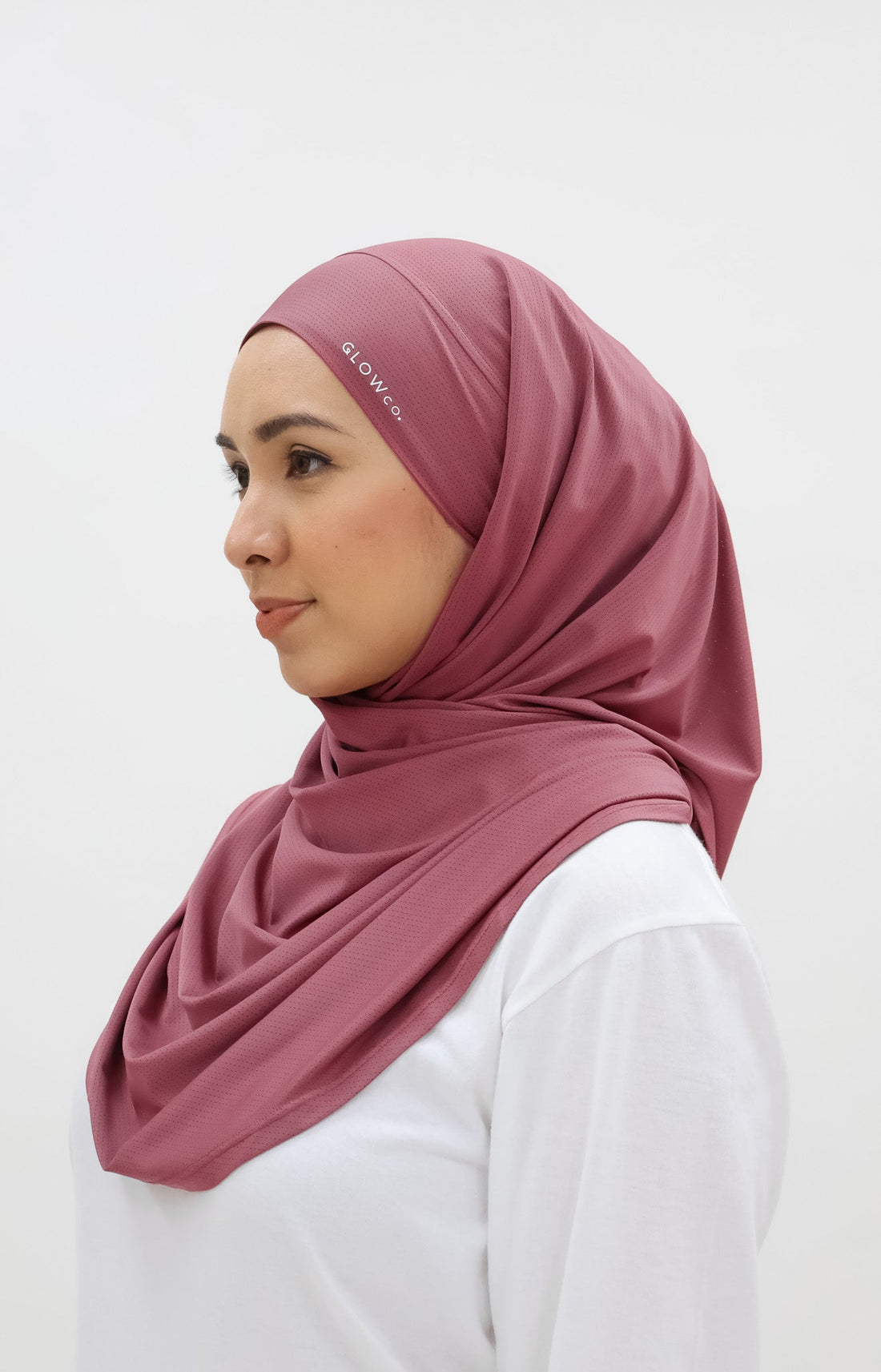 Sports Hijabs GLOWco Exclusive Tie Back MAXI Shawl in Wild Berry