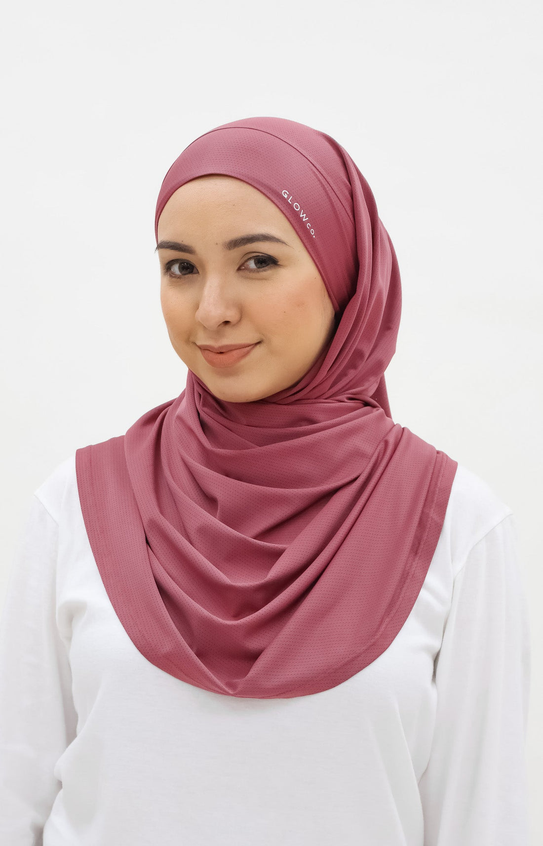 Sports Hijabs GLOWco Exclusive Tie Back MAXI Shawl in Wild Berry