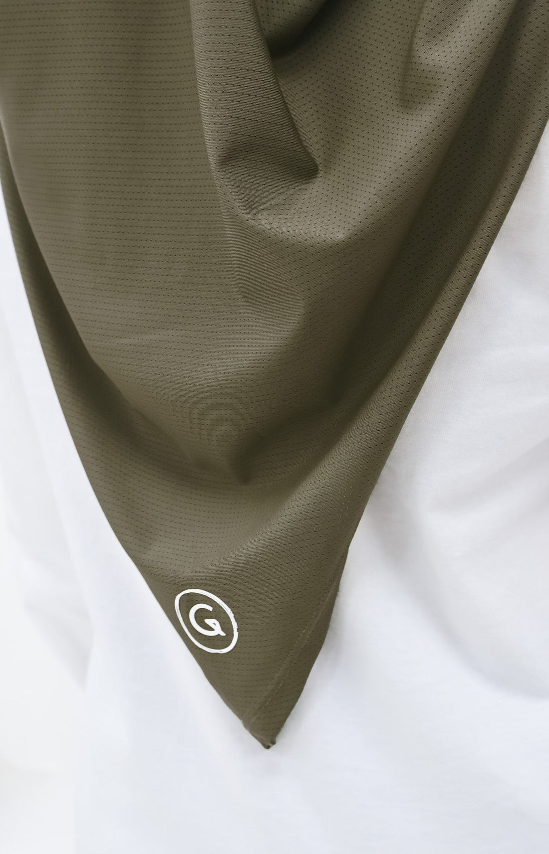 Sports Hijabs GLOWco Exclusive Tie Back Regular Shawl in Burnt Olive