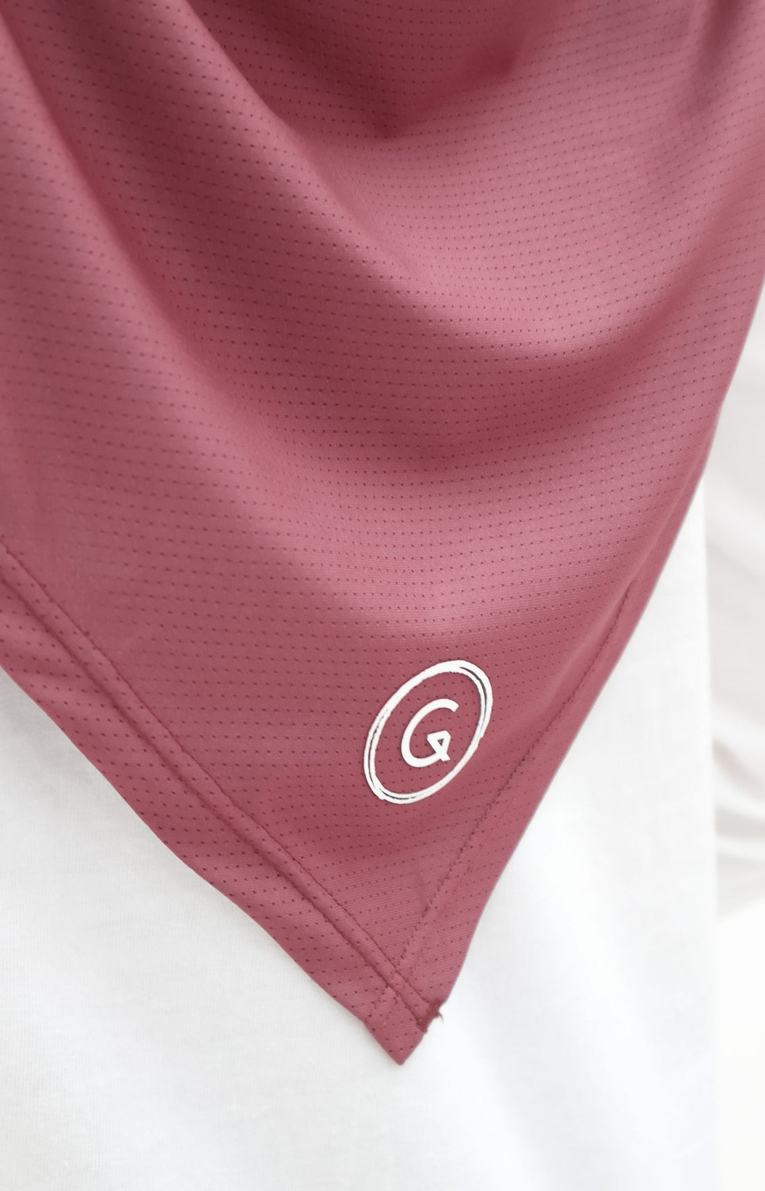 Sports Hijabs GLOWco Exclusive Tie Back Regular Shawl in Wild Berry