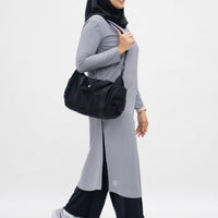 Tops GLOWco Exclusive Ultra Light Active Long Tunic in Dusty Blue