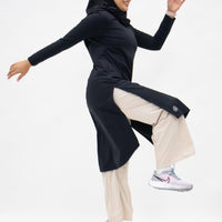 Tops GLOWco Exclusive Ultra Light Active Long Tunic in Kohl