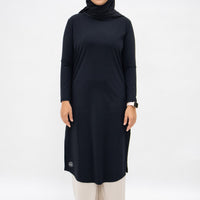 Tops GLOWco Exclusive Ultra Light Active Long Tunic in Kohl