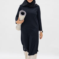 Tops GLOWco Exclusive Ultra Light Active Long Tunic in Kohl