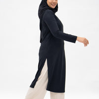 Tops GLOWco Exclusive Ultra Light Active Long Tunic in Kohl