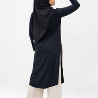 Tops GLOWco Exclusive Ultra Light Active Long Tunic in Kohl