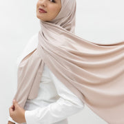Sports Hijabs GLOWco Exclusive Wrap Shawl in Barely Blush