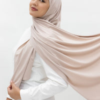 Sports Hijabs GLOWco Exclusive Wrap Shawl in Barely Blush