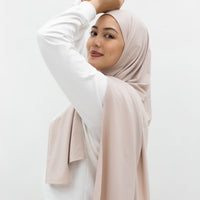 Sports Hijabs GLOWco Exclusive Wrap Shawl in Barely Blush