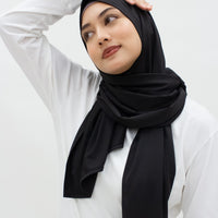 Sports Hijabs GLOWco Exclusive Wrap Shawl in Black