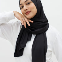 Sports Hijabs GLOWco Exclusive Wrap Shawl in Black