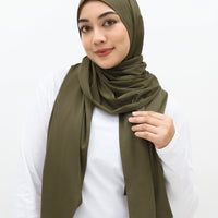 Sports Hijabs GLOWco Exclusive Wrap Shawl in Burnt Olive