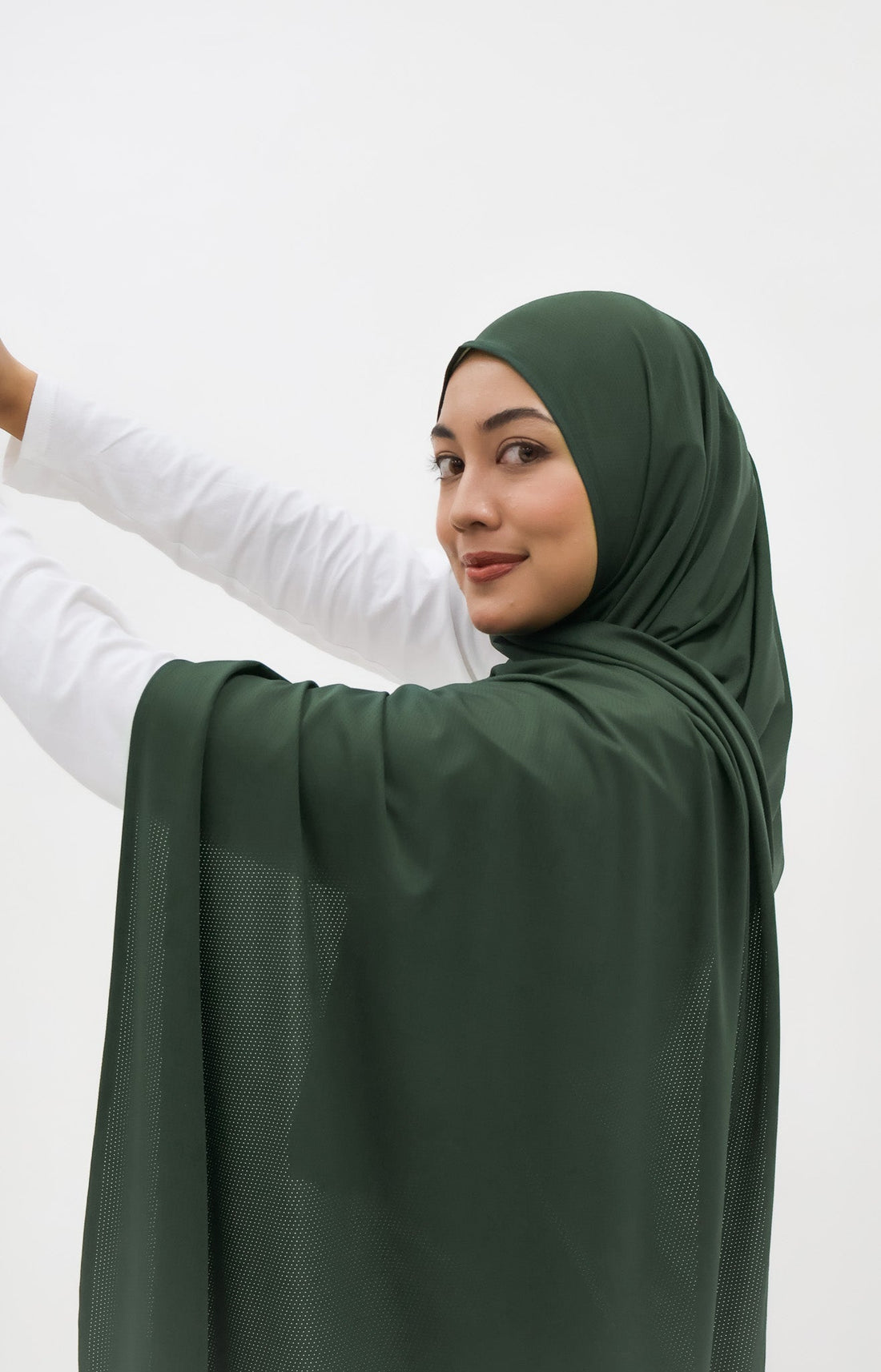 Sports Hijabs GLOWco Exclusive Wrap Shawl in Deep Forest