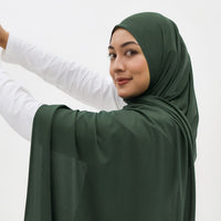 Sports Hijabs GLOWco Exclusive Wrap Shawl in Deep Forest
