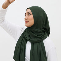Sports Hijabs GLOWco Exclusive Wrap Shawl in Deep Forest