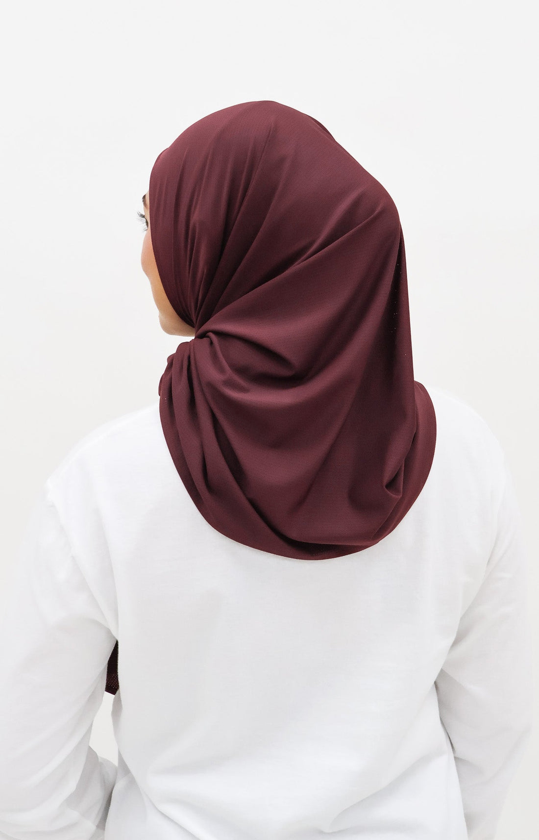 Sports Hijabs GLOWco Exclusive Wrap Shawl in Deep Red