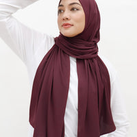 Sports Hijabs GLOWco Exclusive Wrap Shawl in Deep Red