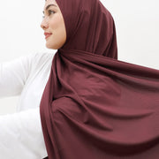 Sports Hijabs GLOWco Exclusive Wrap Shawl in Deep Red