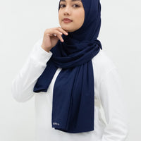 Sports Hijabs GLOWco Exclusive Wrap Shawl in Midnight Blue